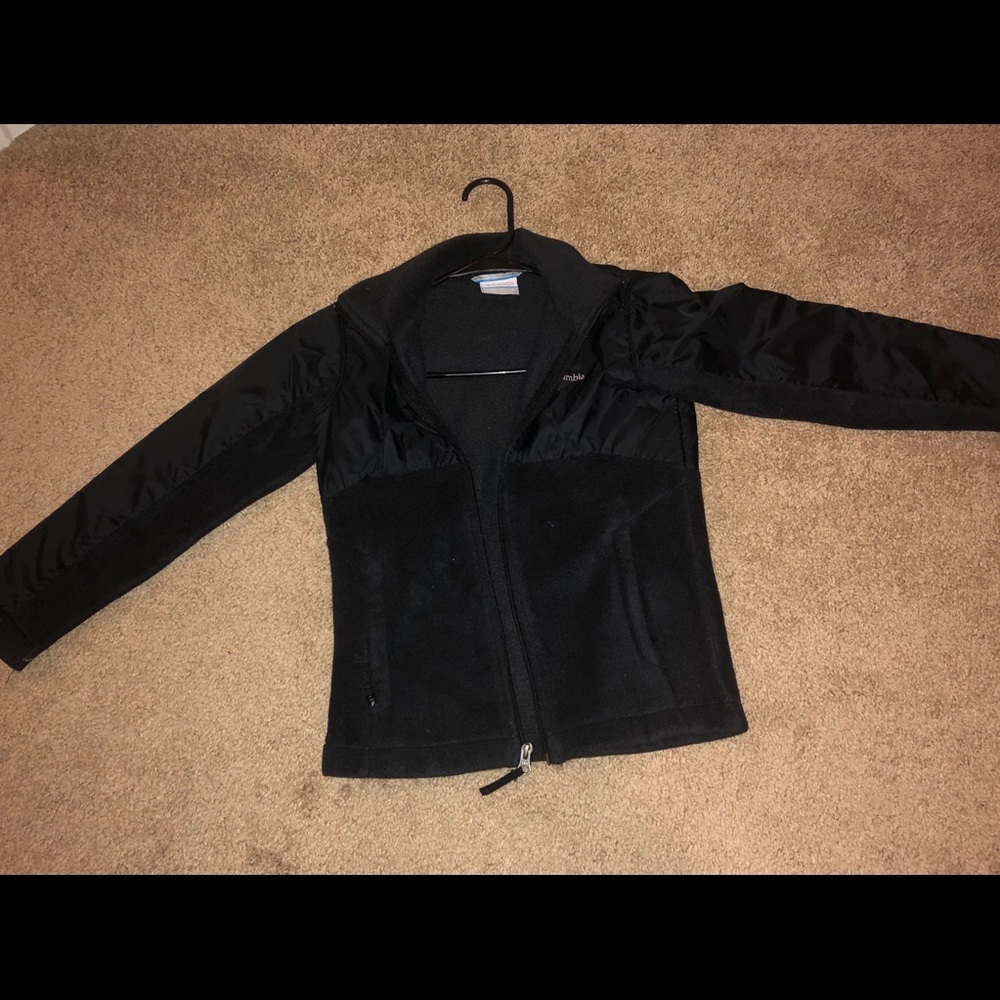 Big boy black jacket size small , Columbia